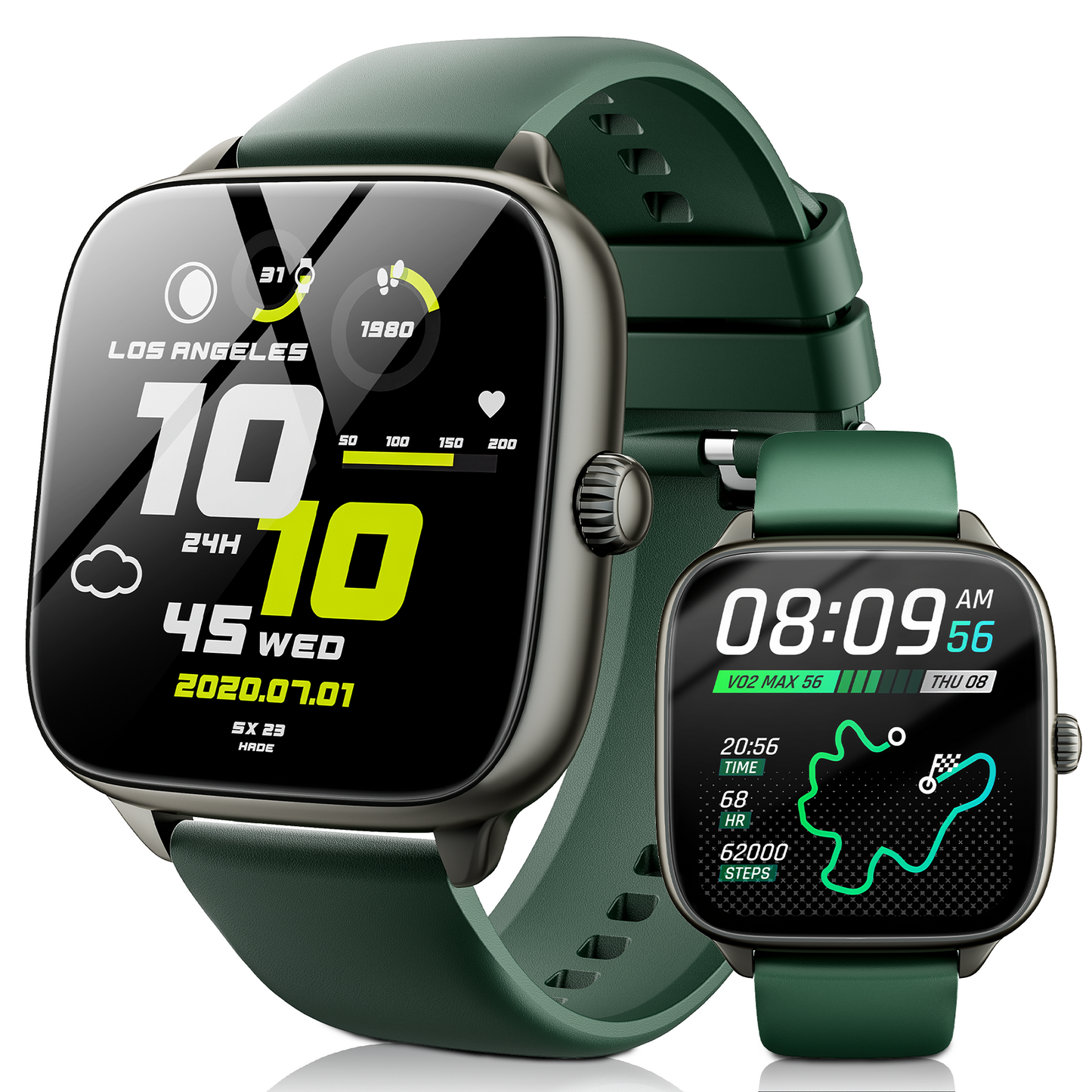 STA Smartwatch – Fitness and Sleep Tracker with 1.72" HD Display, Precise GPS, Call and Messaging, 24/7 Sleep Monitoring, 100+ Professional Sports Modes, Ideal for Sleep and Sports