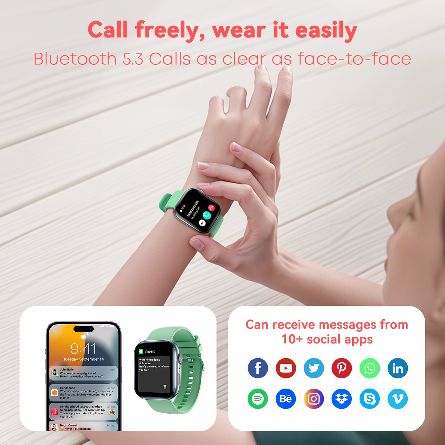 STA Smart Watch,IP68 Waterproof Smartwatch for Women Men 180+ Sports Modes,2.01-inch Fitness Tracker with Bluetooth Call(Answer/Make Calls) STA Smartwatch Compatible with Android and iPhone