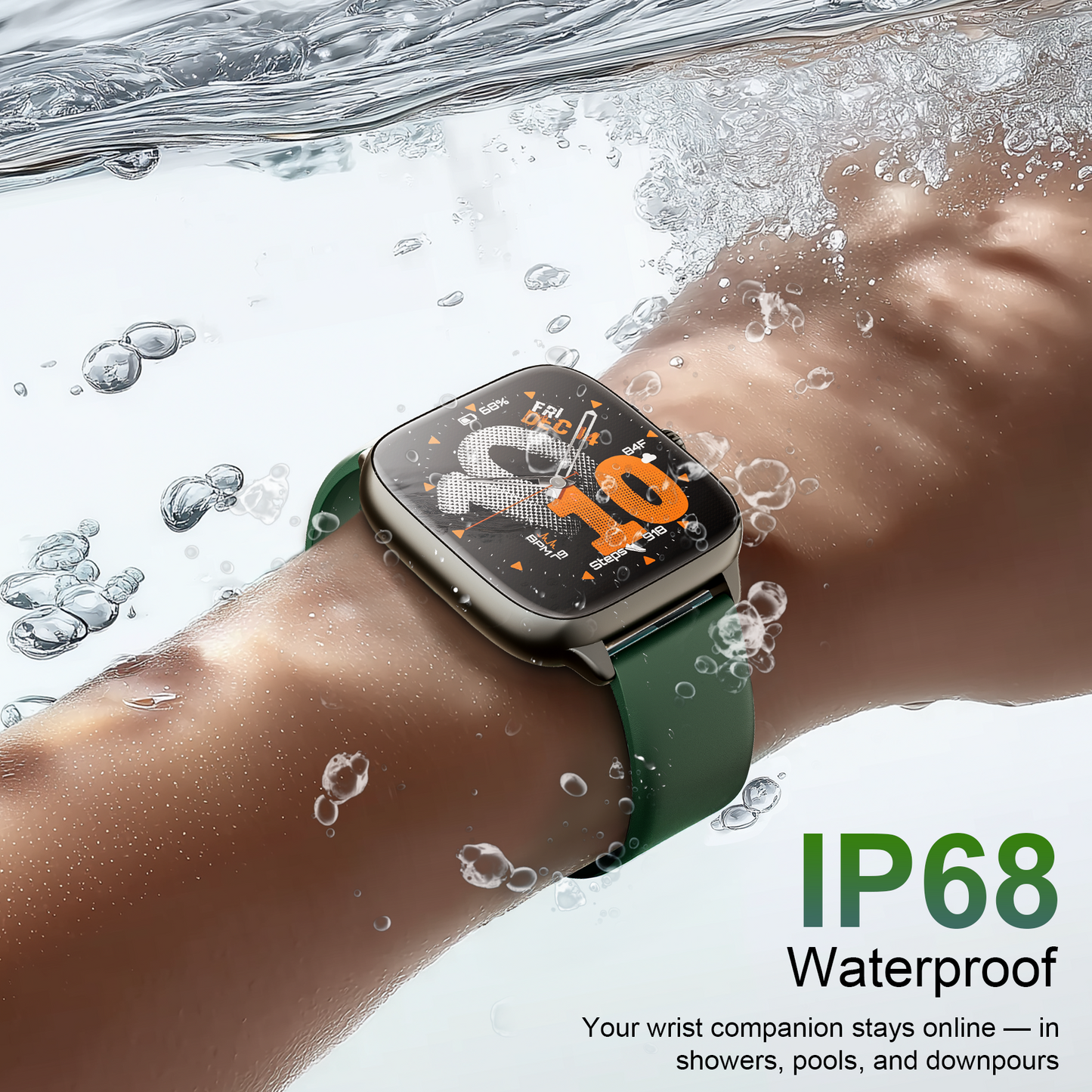 STA Smartwatch – Fitness and Sleep Tracker with 1.72" HD Display, Precise GPS, Call and Messaging, 24/7 Sleep Monitoring, 100+ Professional Sports Modes, Ideal for Sleep and Sports