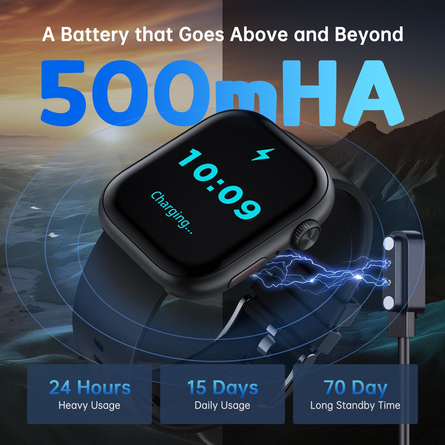 STA Smart Watch,IP68 Waterproof Smartwatch for Women Men 180+ Sports Modes,2.01-inch Fitness Tracker with Bluetooth Call(Answer/Make Calls) STA Smartwatch Compatible with Android and iPhone (Black)