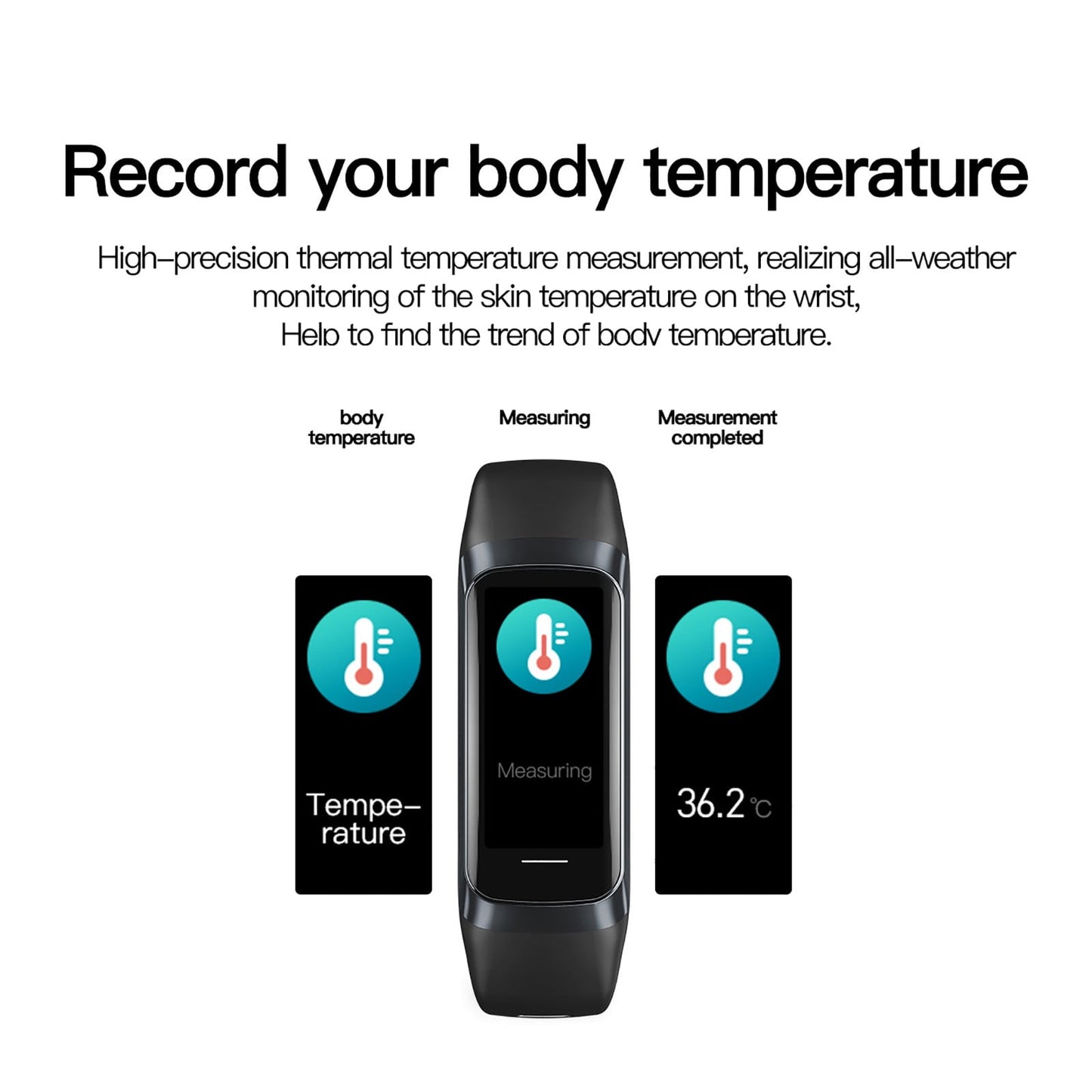 STA Smart Fitness Bracelet: Accurate Body Vital Signs Oxygen Sleep Step Counter All Day Activity For Health Smart Watch 5atm