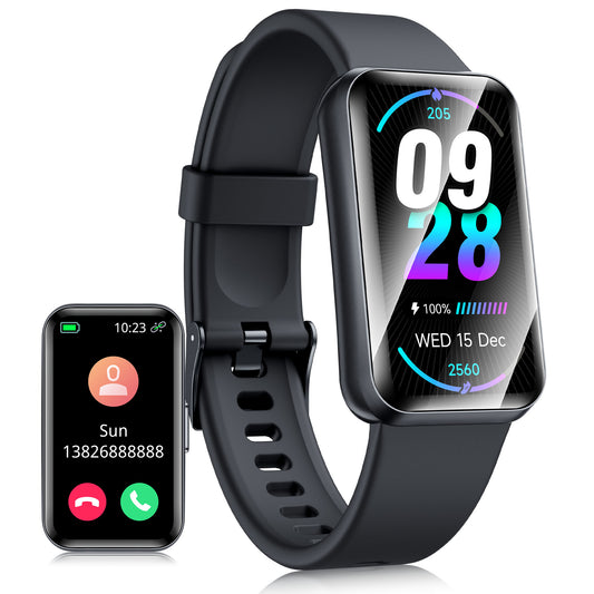 STA Smart Watch,IP68 Waterproof Smartwatch for Women Men 180+ Sports Modes,1.47-inch Fitness Tracker with Bluetooth Call(Answer/Make Calls) STA Smartwatch Compatible with Android and iPhone (Black）