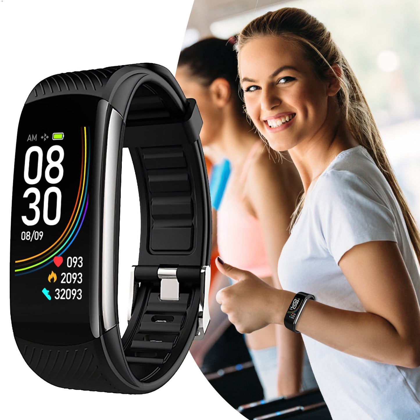 Smart Bracelet Color Screen Bluetooth Exercise Oxygen Sleep Gift Bracelet